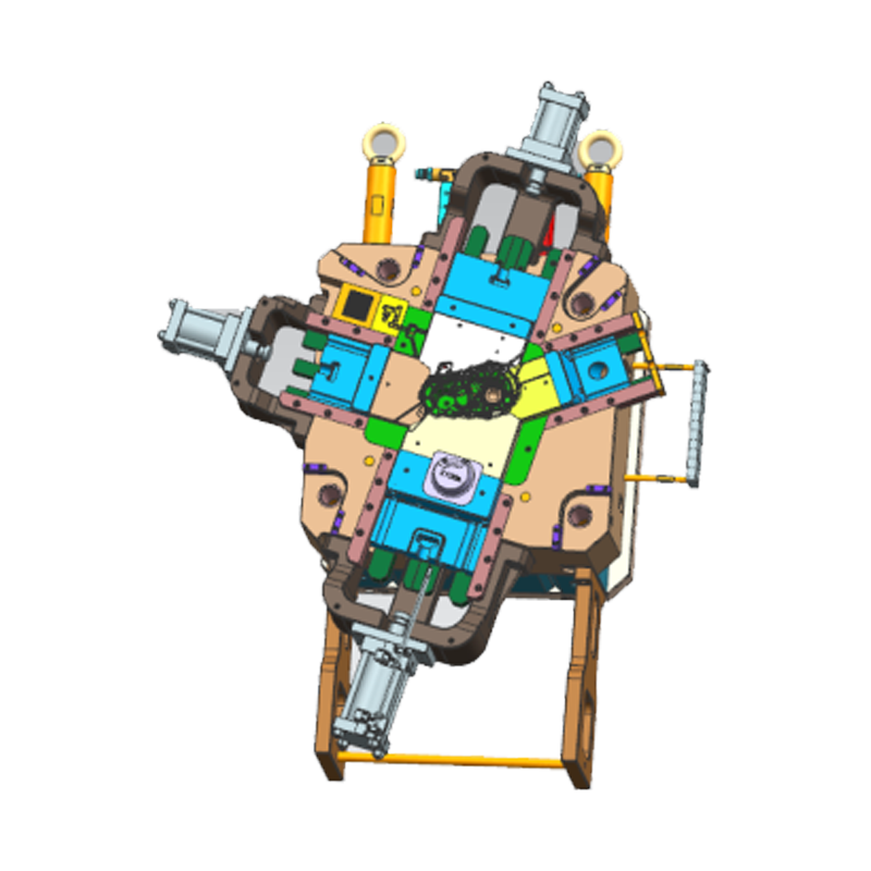 Cetakan rumah bagian belakang transmisi aluminium nio