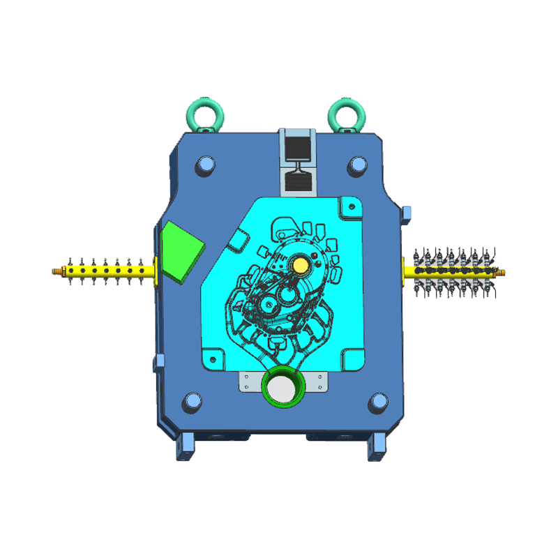 Aluminium Seres Transmisi EM Side Housing Cetakan